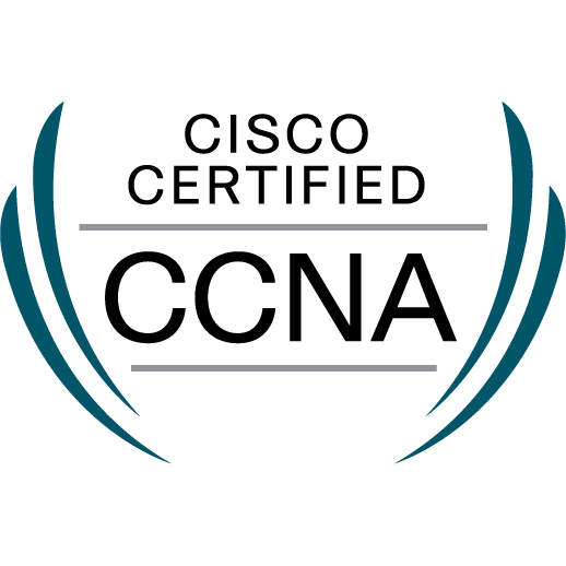 CCNA badge on Credly